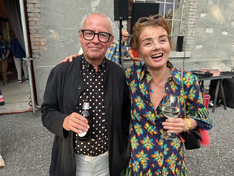 Gut gelaunt kamen Ekkehard Bechtold und Ingrid Adamer.