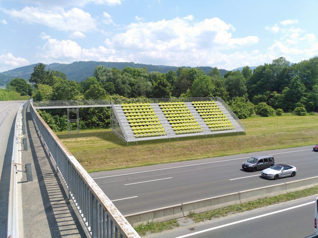 Kunstprojekt begraben: Warum die Autobahn-Tribüne nicht kommen wird