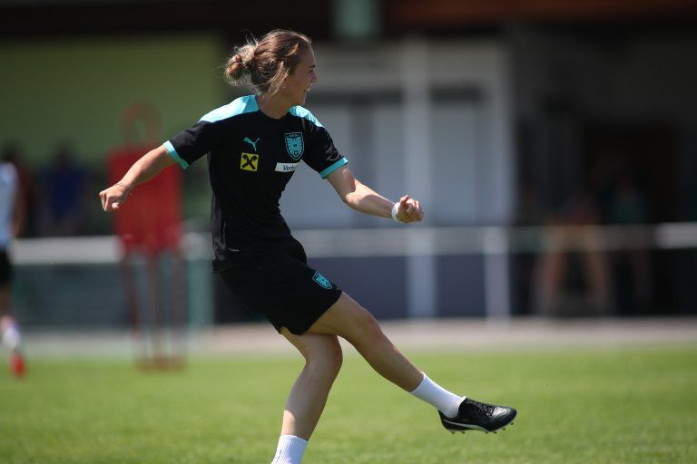 Fußballerin und Sportwissenschaftlerin Annalena Wucher.ÖFB/Tugrul Karacam