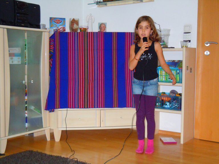 Auch für den Kiddy Contest hat sich die heute 20-Jährige einmal angemeldet.
