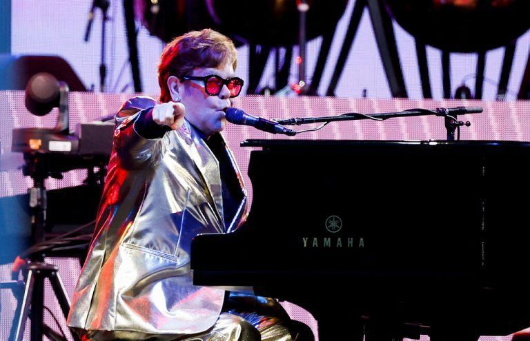 Beim Glastonbury-Festival trat Elton John das letzte Mal in seiner britischen Heimat auf.Reuters