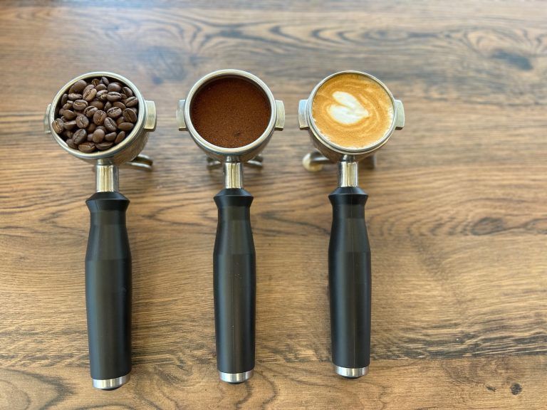 Von der Bohne zum Kaffee.