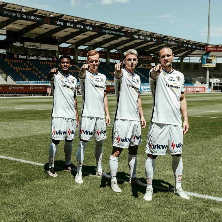 Auswärts tritt der SCR Altach als "Weißes Ballett" auf.