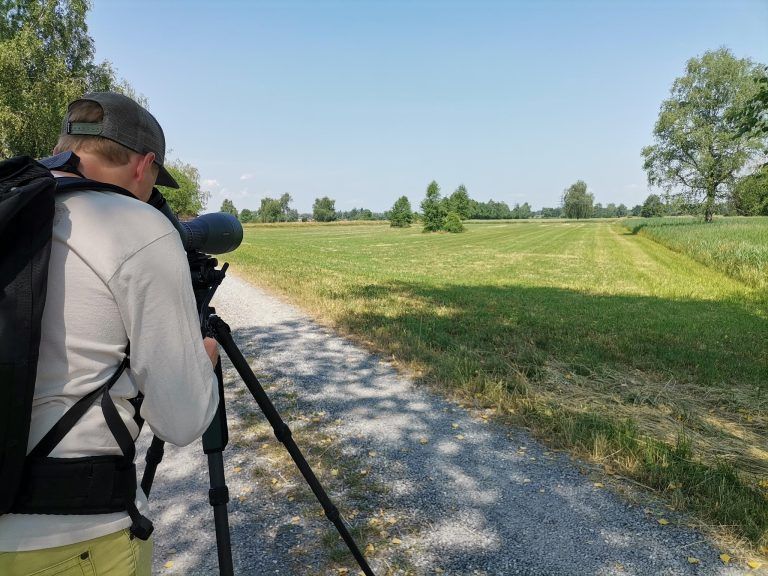 Gelassenheit und Geduld bringt Daniel Nußbaumer bei seiner liebsten Tätigkeit, der Vogelbeobachtung im Rheindelta, gerne auf.
