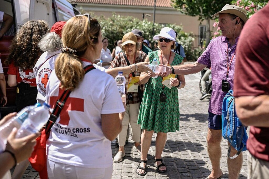 Griechische Behörden reagieren auf Rekordtemperaturen