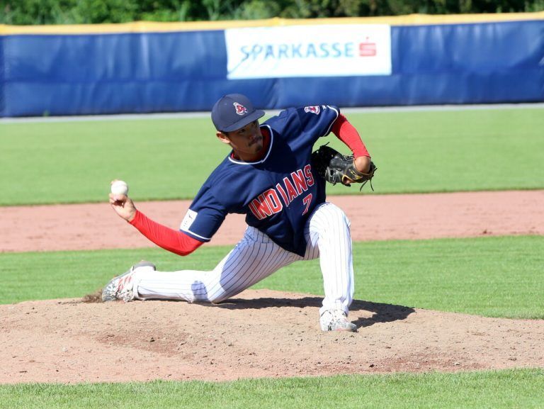 Dem Japaner Usui Shotaro gelang ein Homerun bei den drei Heimsiegen der Dornbirn Indians gegen die Traskirchen Grasshoppers.VErein