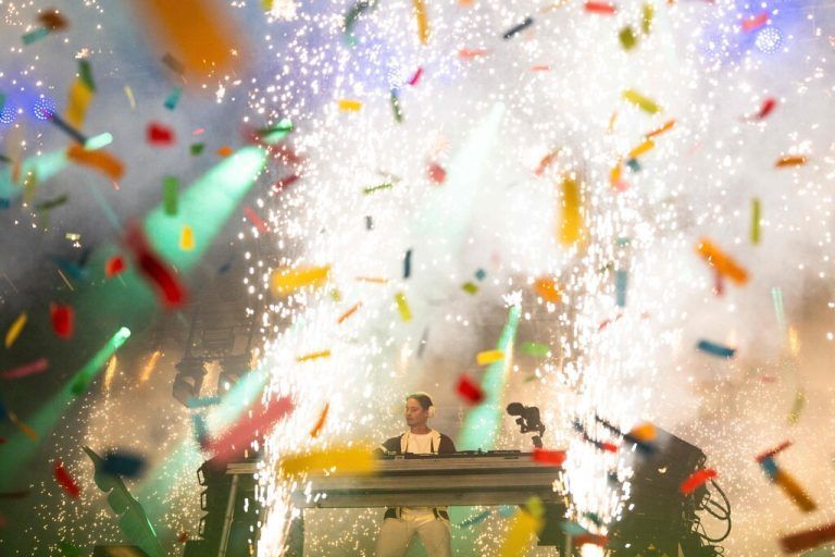 Der norwegische DJ Kyrre Gorvell-Dahll alias Kygo sorgte beim Lollapalooza-Festival in Paris für Stimmung. AFP