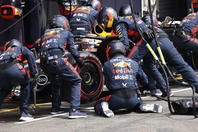 Die Reifendiskussion sorgte für Zündstoff im Red-Bull-Lager.ap