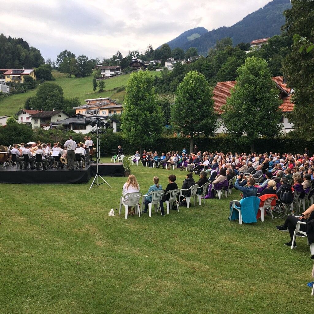 Festkonzert der Militärmusik Vorarlberg in der Villa Falkenhorst