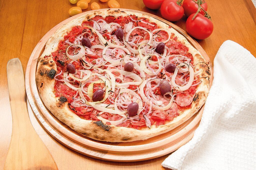Auberginen, Penne und natürlich Pizza