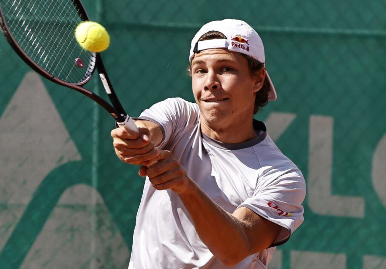 <p class="caption">Joel Schwärzler ist bei den US Open im Einzel früh ausgeschieden.<span class="copyright">GEPA</span></p>