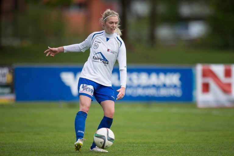 Bild aus dem Jahre 2017, als Annalena Wucher noch für den FFC Vorderland spielte.<s> </s><span class="copyright">VN-SAMS</span>