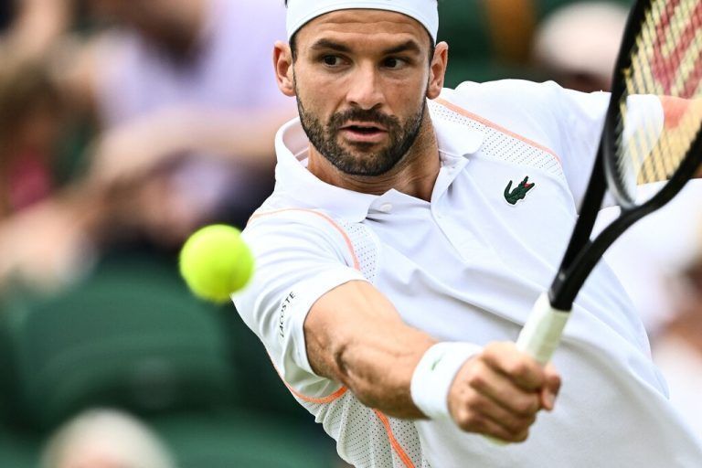 Grogor Dimitrov triftt auf Holger Rune.