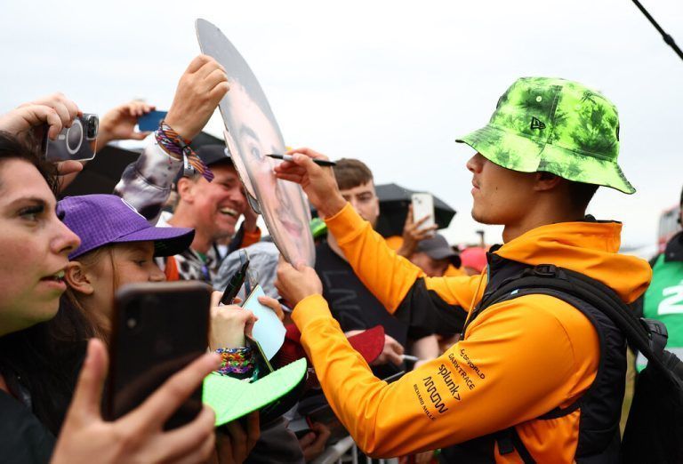 Lando Norris war in Silverstone der absolute Liebling der Fans.Reuters