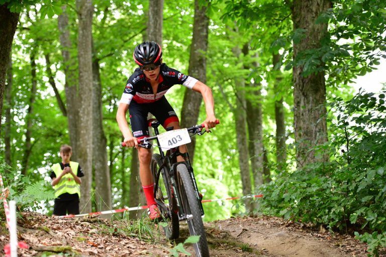 Lokalmatador Paul Freuis gewann das U15- Rennen.
