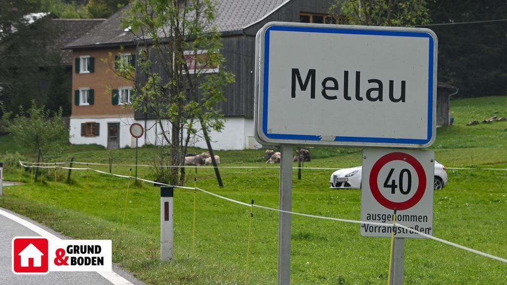 Wo ein Grundstück in Mellau um 1,26 Millionen Euro verkauft wurde
