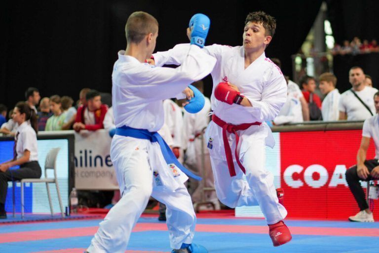 Pascal Platisa erkämpfte sich in Kroatien den fünften Platz.Karate Vorarlberg/Grafoner