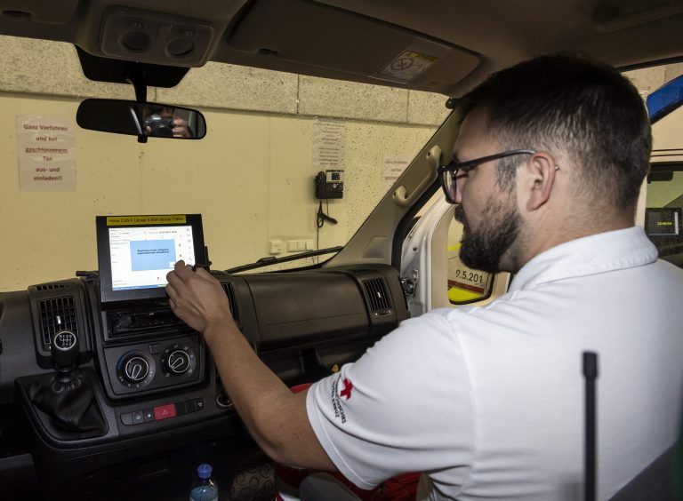 Jeder Transport muss bei der Rettungs- und Feuerwehrleitstelle gemeldet werden. 