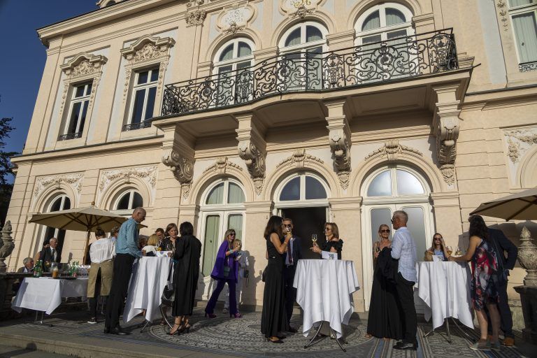 Treffpunkt Festspiele Empfang von Metzler in der Villa Raczynski Splitter Rundum