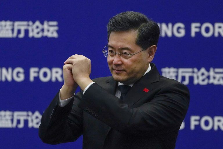 Qin Gang ist nicht mehr Außenminister Chinas.AP