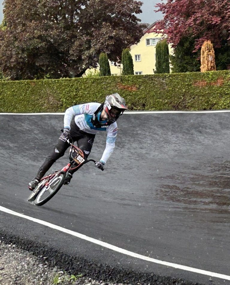 Staatsmeister Bjarne Schedler ist bei der BMX-EM in Frankreich im Einsatz.Verein