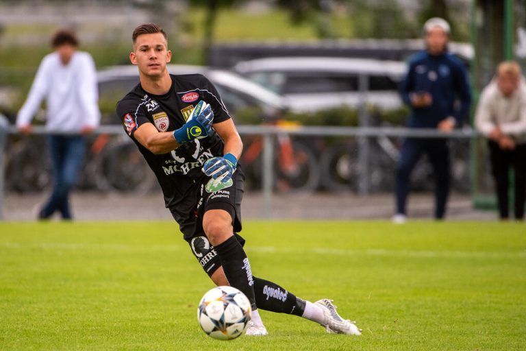 VfB-Goalie Florian Eres traf beim Gegentreffer keine Schuld.Lerch