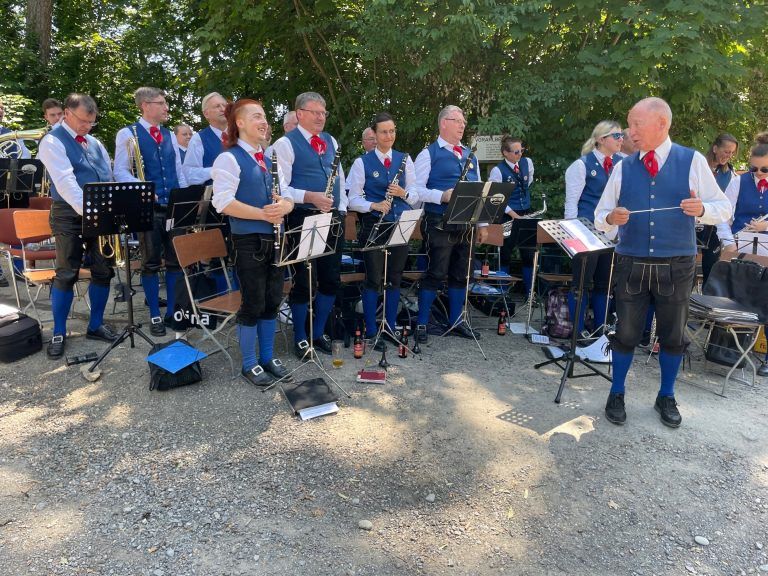 Stadtmusik Feldkirch unter der Leitung von Ehrenkapellmeister Peter Efferl.