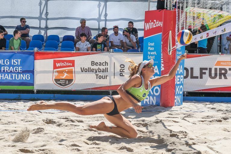 Markéta Sluková-Nausch in Aktion.Steurer