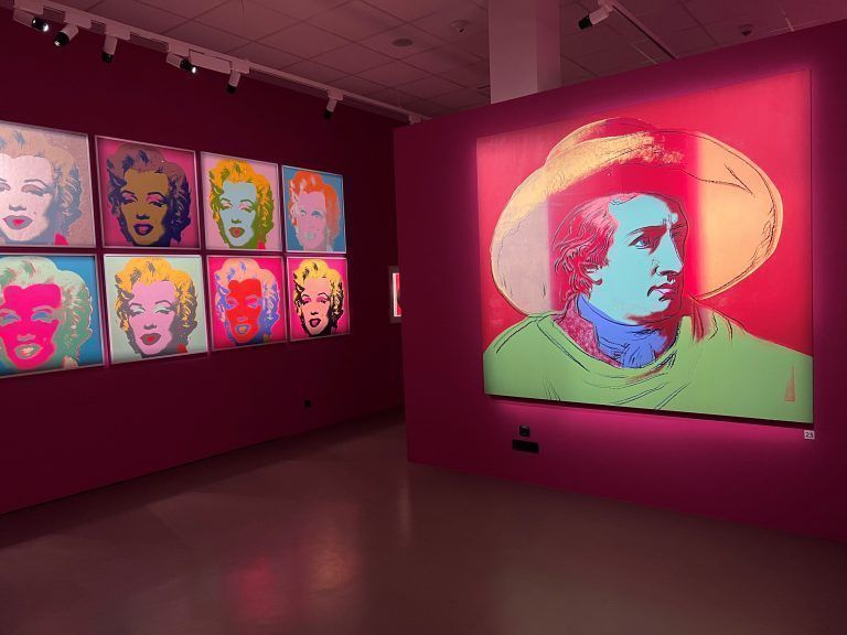 … und Marilyn Monroe auf Johann Wolfgang von Goethe.<span class="copyright">Andreas Marte</span>