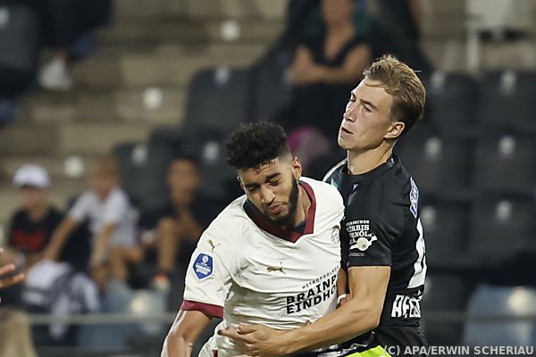 Sturm verpasst Wende in CL-Quali gegen Eindhoven klar