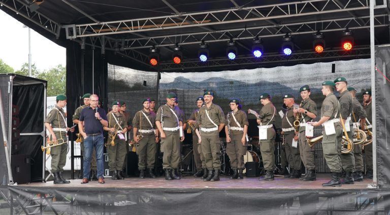 Stimmungsvolle musikalische Auftritte ergänzten die Jubiläumsfeier des FC Sulz. <span class="copyright">Franz Kopf</span>