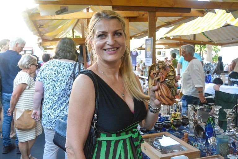 Eine Kundin wurde fündig und erwarb diese Engelsfigur.