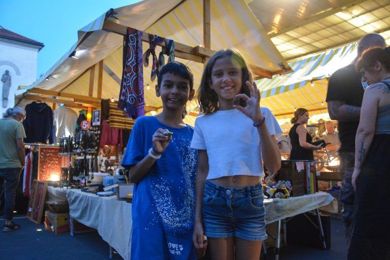 Auch die kleinsten Besucher wurden fündig.