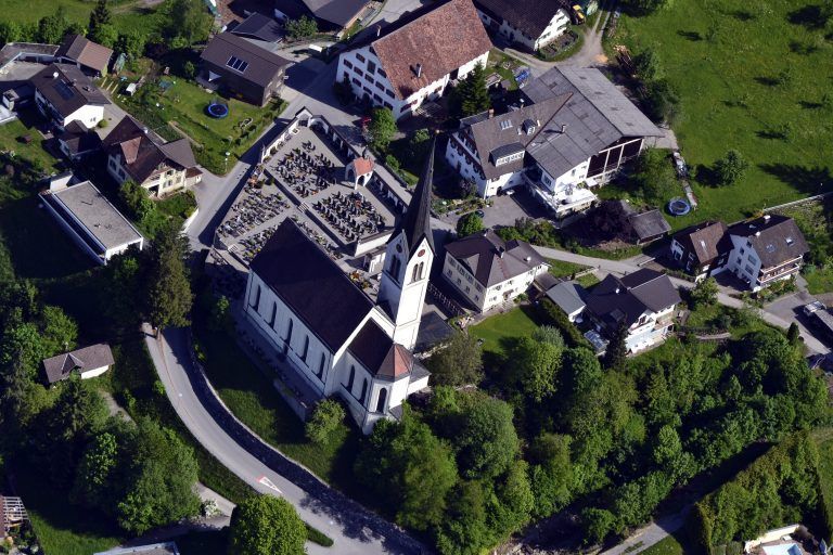 Seit 1863 ist die frühere Filiale von Bregenz eine eigenständige Pfarre. <span class="copyright">Raumplanung Land Vorarlberg</span>