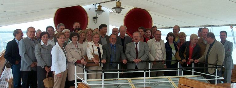 . . . und auch zum 40-Jahr-Jubiläum stand eine Dampferfahrt auf dem Programm.