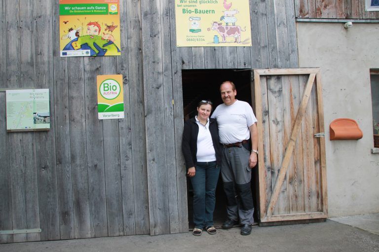 Brigitte und Karl Kühne von Lisilis Biohof in Meiningen. <span class="copyright">VN-HE</span>