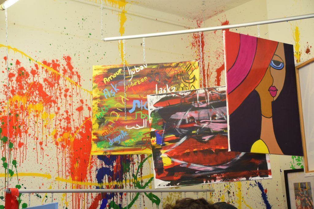 Barock, Retro und moderne Kunst vereint