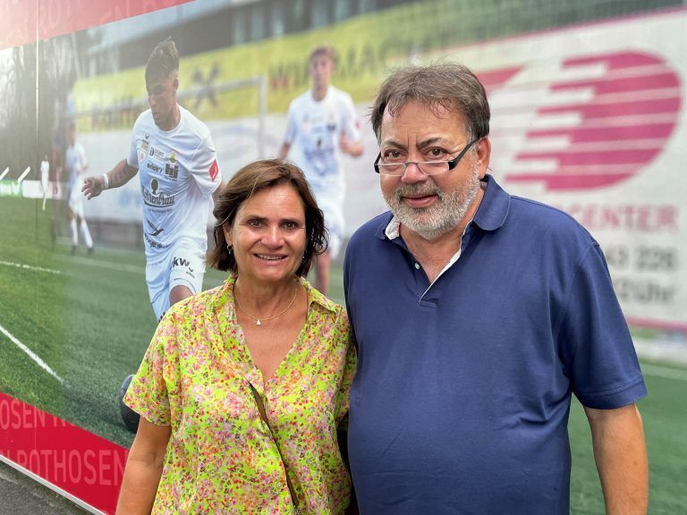 Egon Haag mit Gattin Monika.