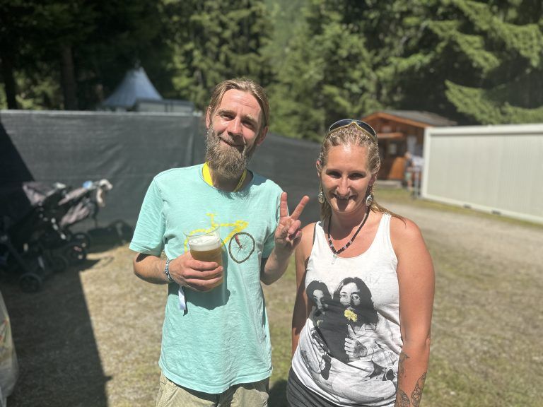Gerry Hofmann und Alina rockten den Muttersberg.