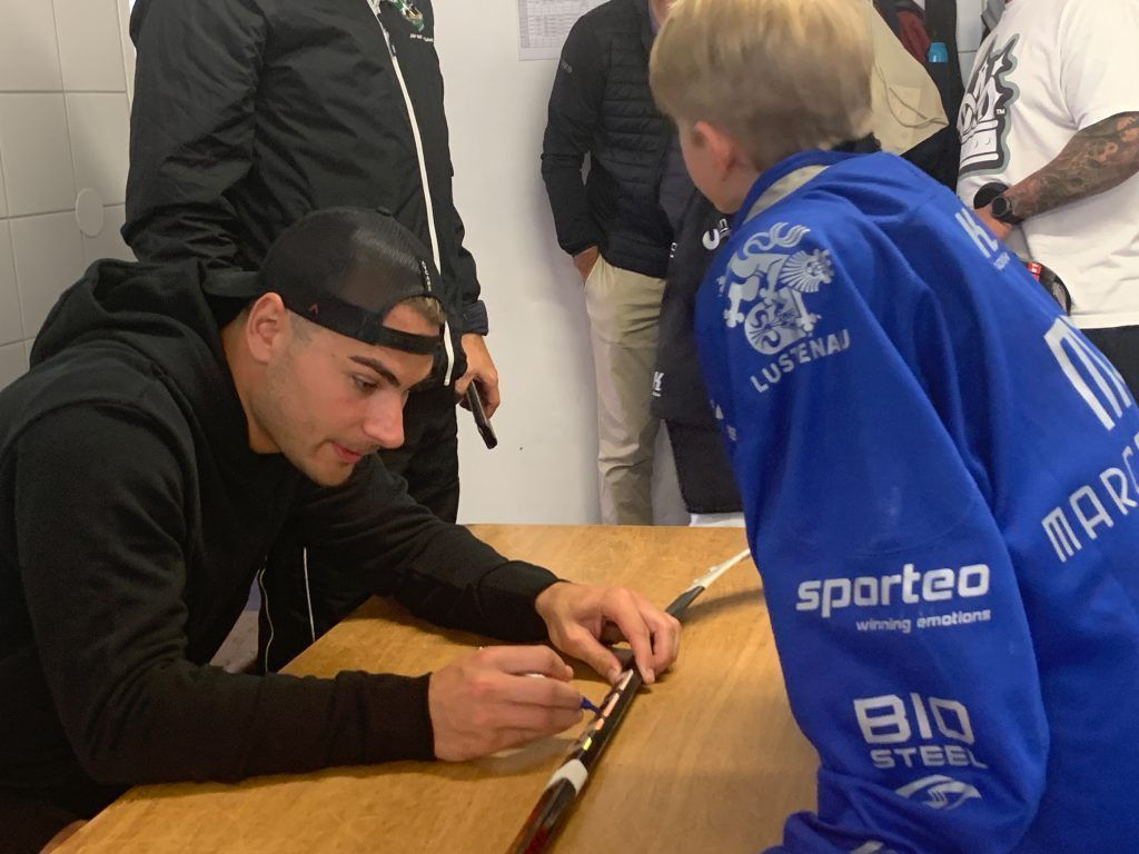 Timo Meier brachte NHL-Flair auf das Feldkircher Eis