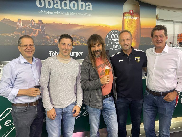 Markus Borg, Joachim Standfest, Wolfgang Sila, Roland Kirchle und Thomas Lorünser (v. l.). <span class="copyright">Lutz</span>