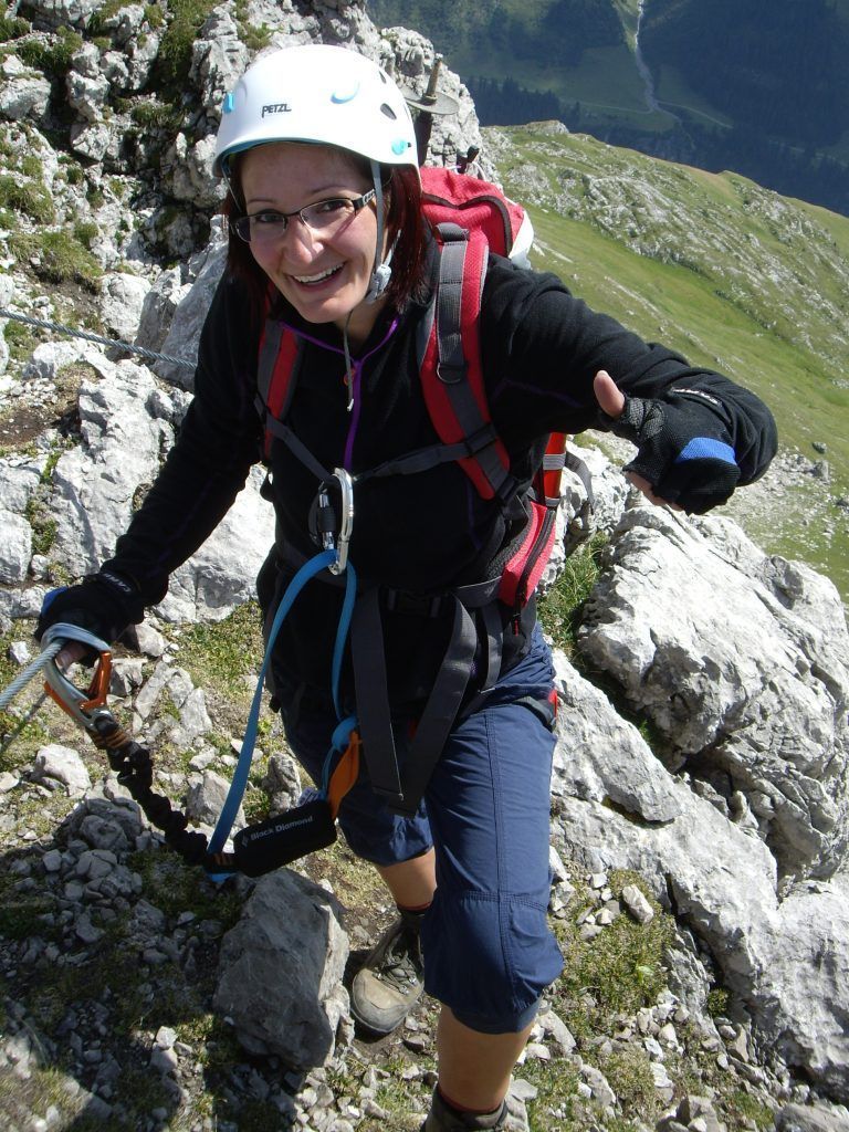 Beim Wandern und in Klettersteigen kann Christine Wolf sehr gut abschalten und sich erholen.