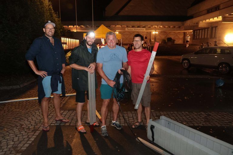 Uli Lins, Clemens Walch, Bernhard Kiender und Karol Müller-Peron.<br>