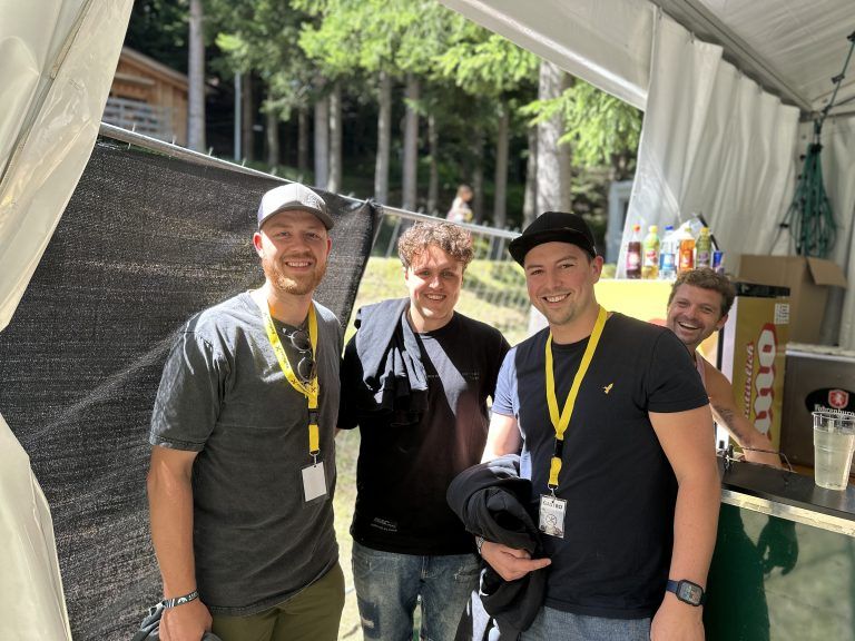 Manuel Romagna, Adrian Tschofen und Felix Vonier.