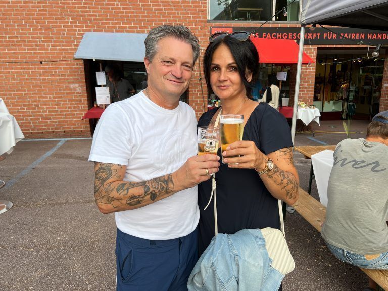 Die Musikfans Jasmin und Martin Stadlbauer.