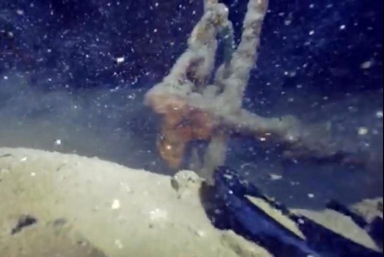 Dieser Anker wurde am Wrack der Säntis gefunden. <span class="copyright">Paganini</span>