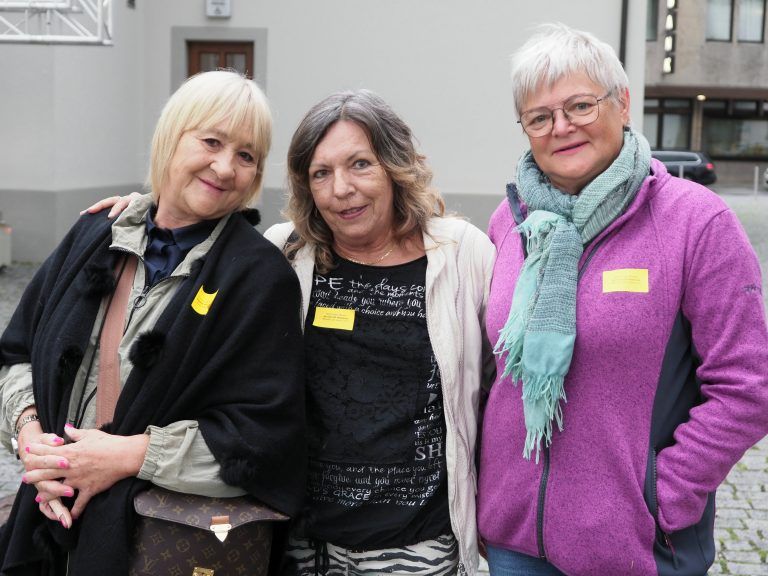 Michaela Gapp, Monika Fröhlich und Erika Frick.