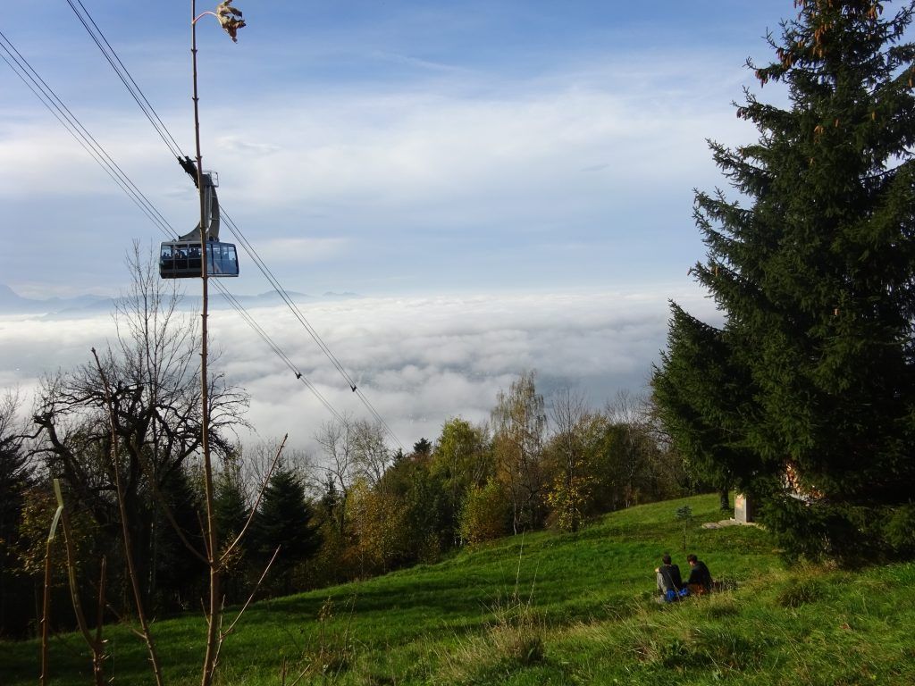 Wenn im Tal der Nebel liegt