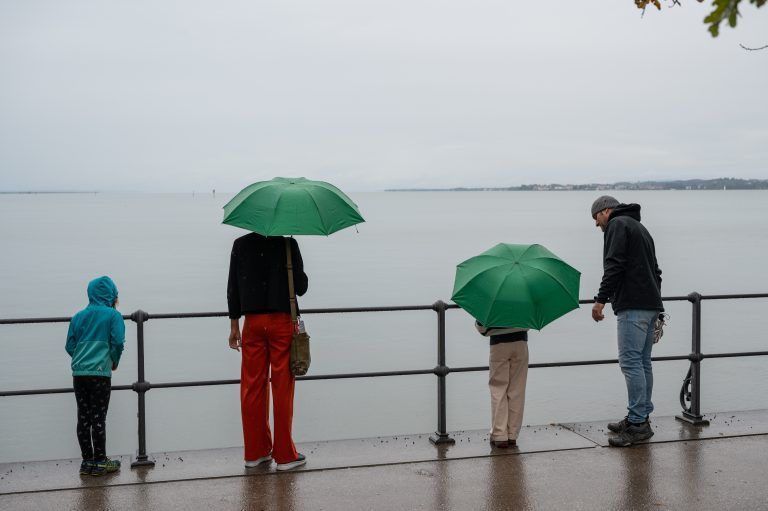 In Vorarlberg blieb es am Sonntagnachmittag vorläufig bei leichtem <span class="copyright"> </span> <span class="copyright">A. Serra</span>Regen.