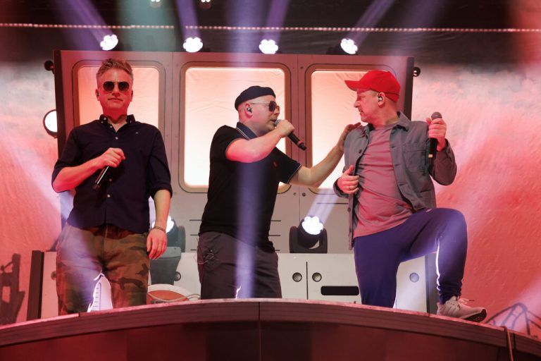 Das erfolgreiche Hamburger Hip-Hop-Trio Fettes Brot blickt auf eine 31-jährige Bandgeschichte zurück. APA/FLORIAN WIESER